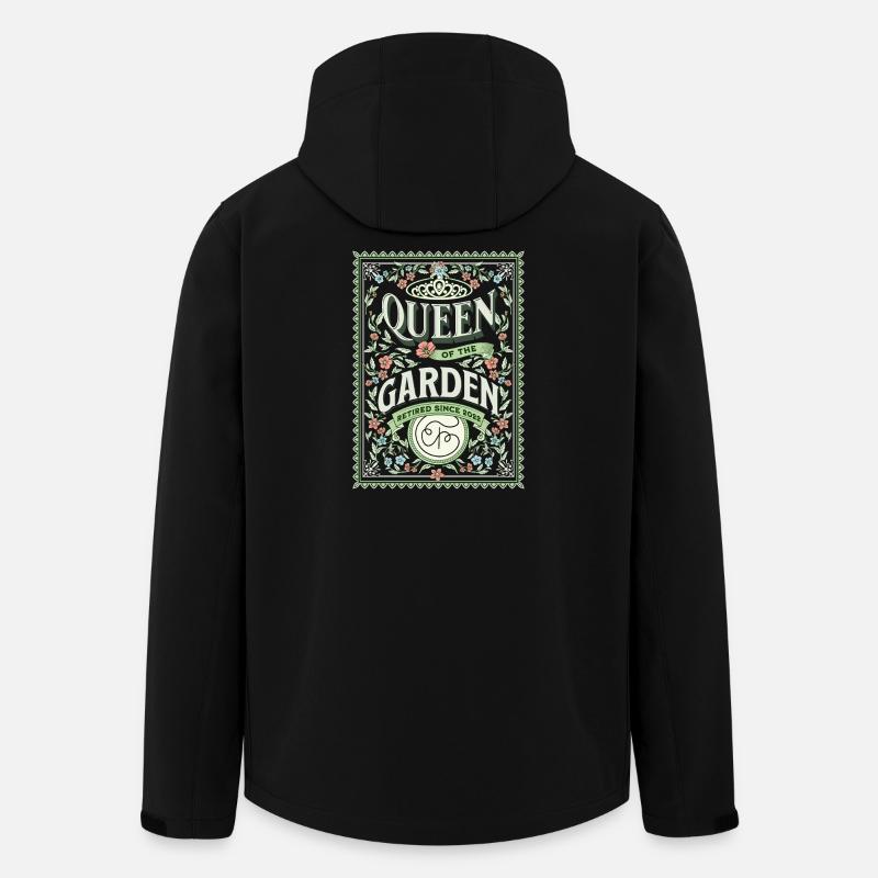 Retraité Jardinier de jardin - Veste softshell homme en polyester recyclé Stanley/Stella - noir
