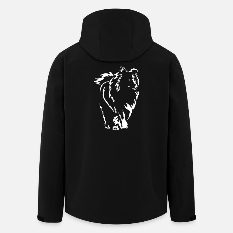 Collie "Black Edition" - Recycelte Männer Softshell-Jacke von Stanley/Stella - Schwarz