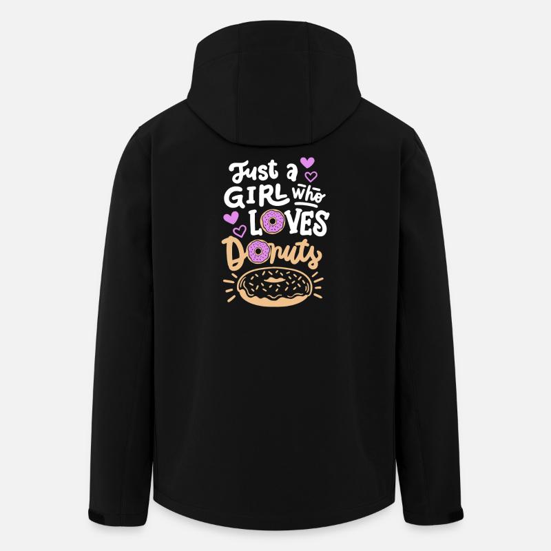 Donuts Donut-Liebhaber - Recycelte Männer Softshell-Jacke von Stanley/Stella - Schwarz