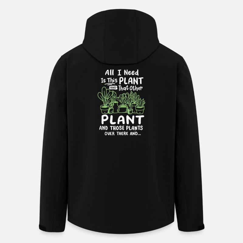 Gartenarbeit Pflanze Gärtner - Recycelte Männer Softshell-Jacke von Stanley/Stella - Schwarz