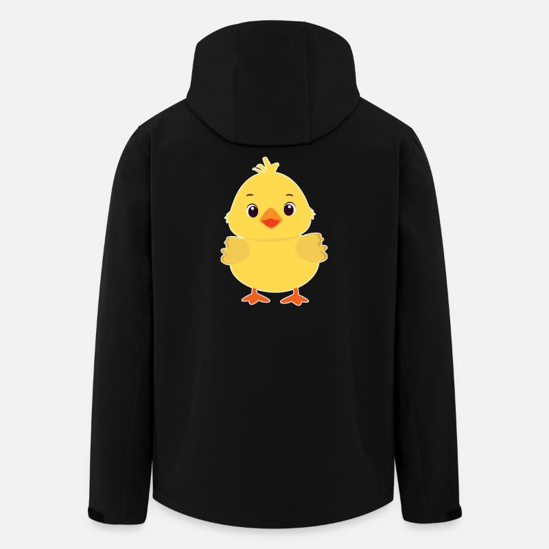 Kücken - Recycelte Männer Softshell-Jacke von Stanley/Stella - Schwarz