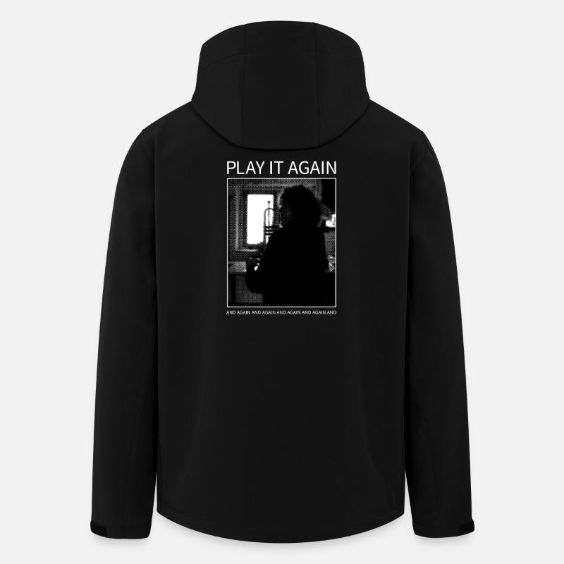Trumpet - Recycelte Männer Softshell-Jacke von Stanley/Stella - Schwarz