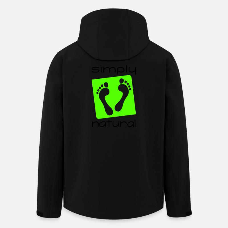 Simply Barefoot | simply barefoot simply natural 2C - Men’s Recycled Softshell Jacket by Stanley/Stella - black