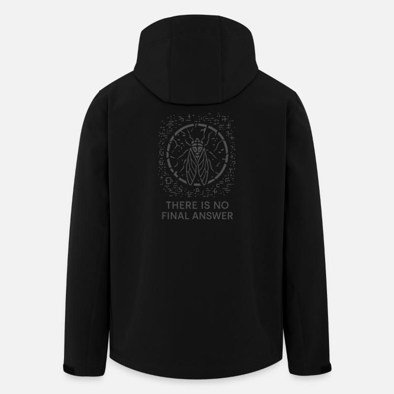 Chiffre infini de la cigale - Veste softshell homme en polyester recyclé Stanley/Stella - noir