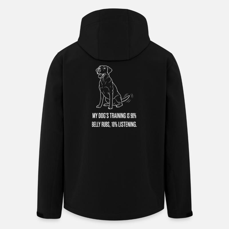 Abdominal crawl training - Men’s Recycled Softshell Jacket by Stanley/Stella - black