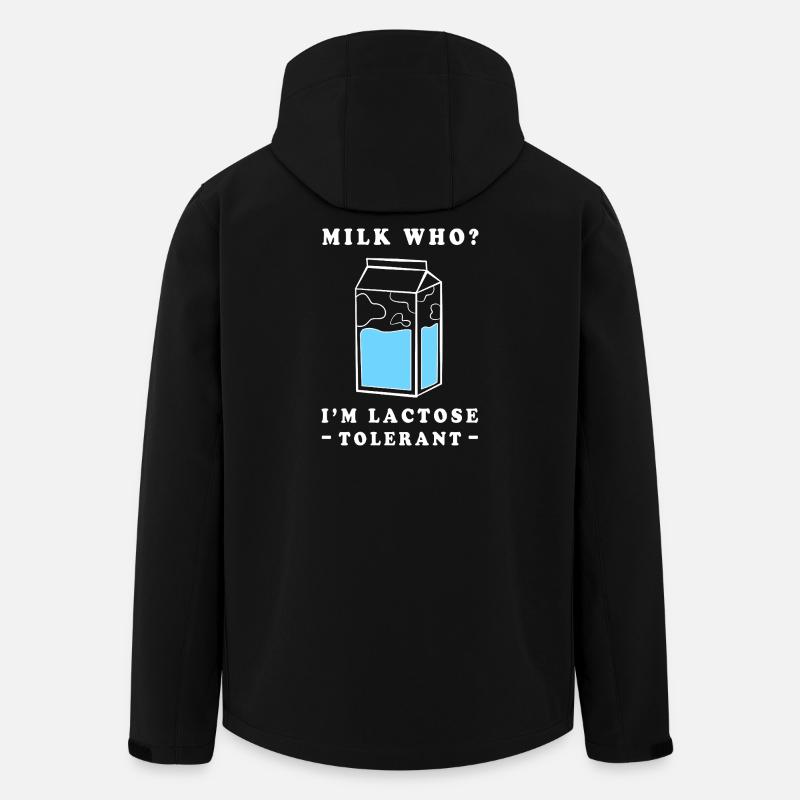 Flatulences Lait Lactose - Veste softshell homme en polyester recyclé Stanley/Stella - noir