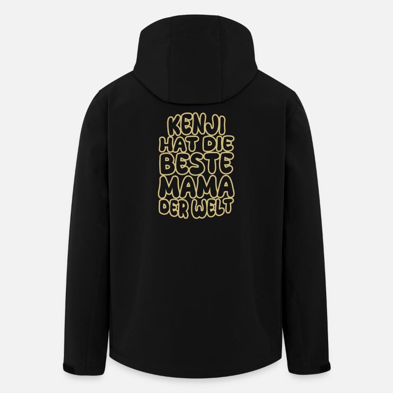 Kenji - Men’s Recycled Softshell Jacket by Stanley/Stella - black