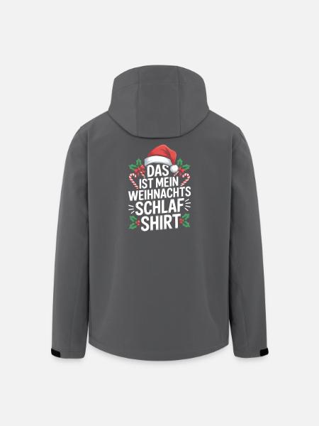 This is my Christmas sleep shirt - Men’s Recycled Softshell Jacket by Stanley/Stella - black