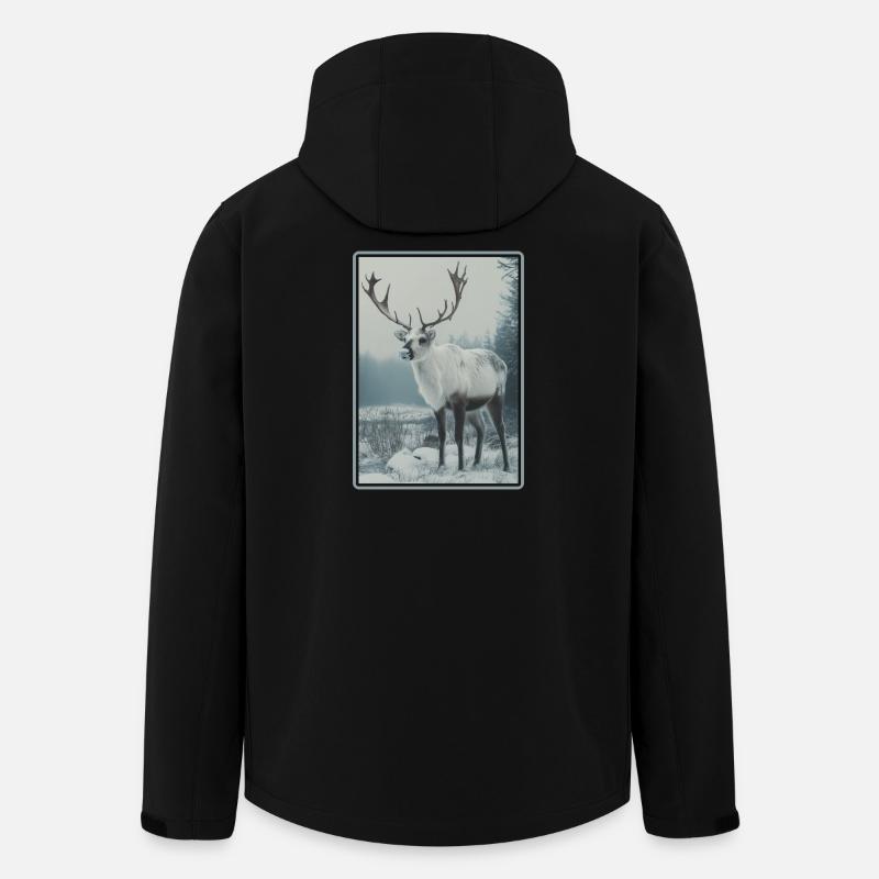 Reindeer Reindeer - Men’s Recycled Softshell Jacket by Stanley/Stella - black