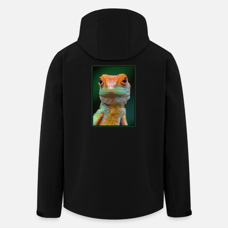 Ödlor ödla - Softshelljacka herr i återvunnen polyester Stanley/Stella - svart