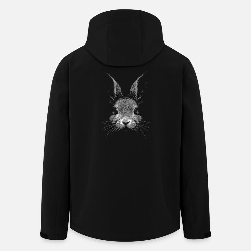 Rabbit - Men’s Recycled Softshell Jacket by Stanley/Stella - black