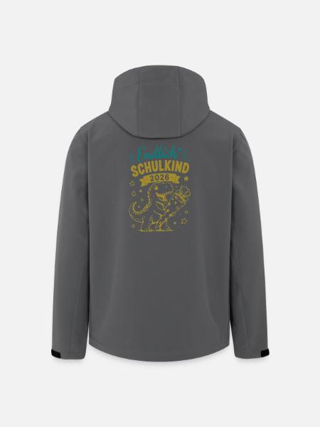 Endlich Schulkind 2026 - Recycelte Männer Softshell-Jacke von Stanley/Stella - Schwarz