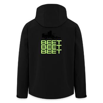 Récolteuse de betteraves Tshirt - Veste softshell homme en polyester recyclé Stanley/Stella - noir - Dos - AI Model Male 185 light (185cm)