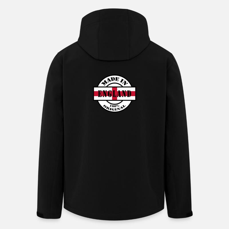 MADE IN ENGLAND, Royaume-Uni, Royaume-Uni, Royaume-Uni - Veste softshell homme en polyester recyclé Stanley/Stella - noir