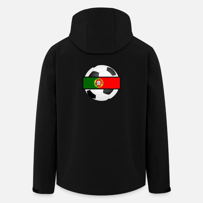 Portugal Seleção - Veste softshell homme en polyester recyclé Stanley/Stella - noir
