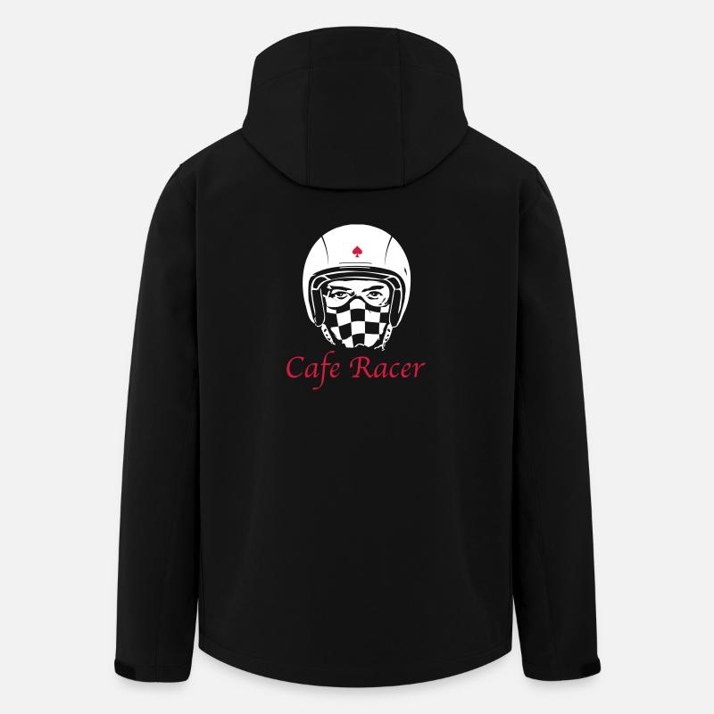 CAFE RACER Rider - Veste softshell homme en polyester recyclé Stanley/Stella - noir
