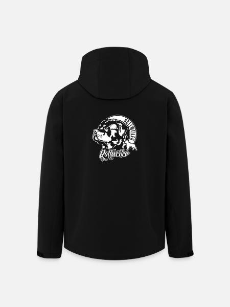 ROTTWEILER Portrait de chien IGP Chiens de sport - Veste softshell homme en polyester recyclé Stanley/Stella - noir