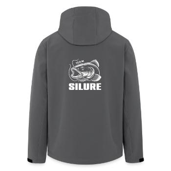 Équipe Silure Poisson-chat Pêche sportive au poisson-chat - Veste softshell homme en polyester recyclé Stanley/Stella - noir - Dos - AI Model Male 185 light (185cm)