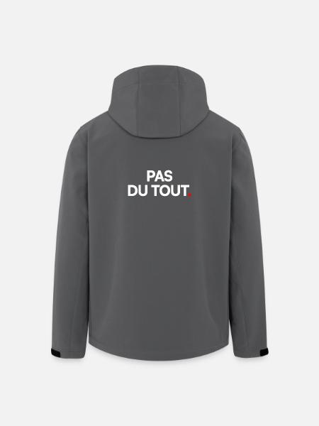 Pas du tout - Veste softshell homme en polyester recyclé Stanley/Stella - noir