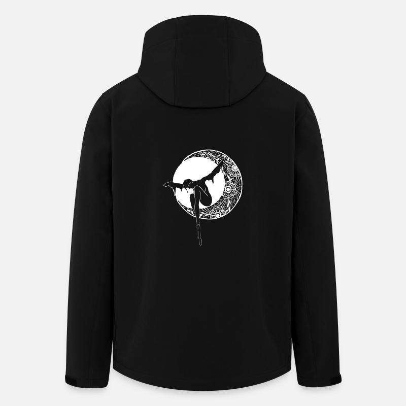 Moon of lace - Men’s Recycled Softshell Jacket by Stanley/Stella - black