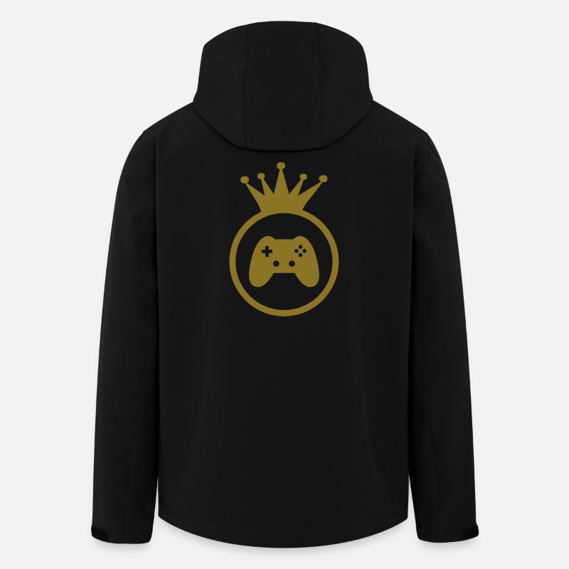 Gamer / Gaming - Recycelte Männer Softshell-Jacke von Stanley/Stella - Schwarz
