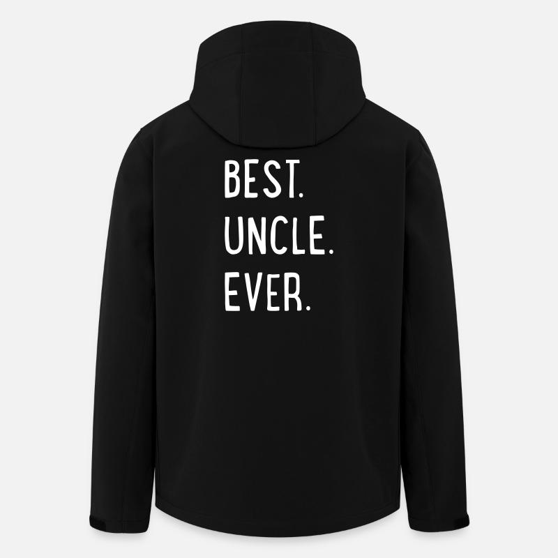 best uncle ever - Veste softshell homme en polyester recyclé Stanley/Stella - noir