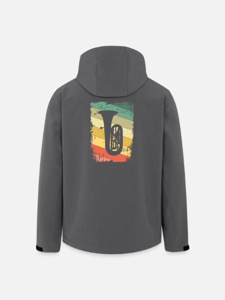 Tuba Tubaspieler - Recycelte Männer Softshell-Jacke von Stanley/Stella - Schwarz