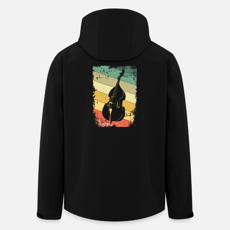 Contrebasse - Veste softshell homme en polyester recyclé Stanley/Stella - noir