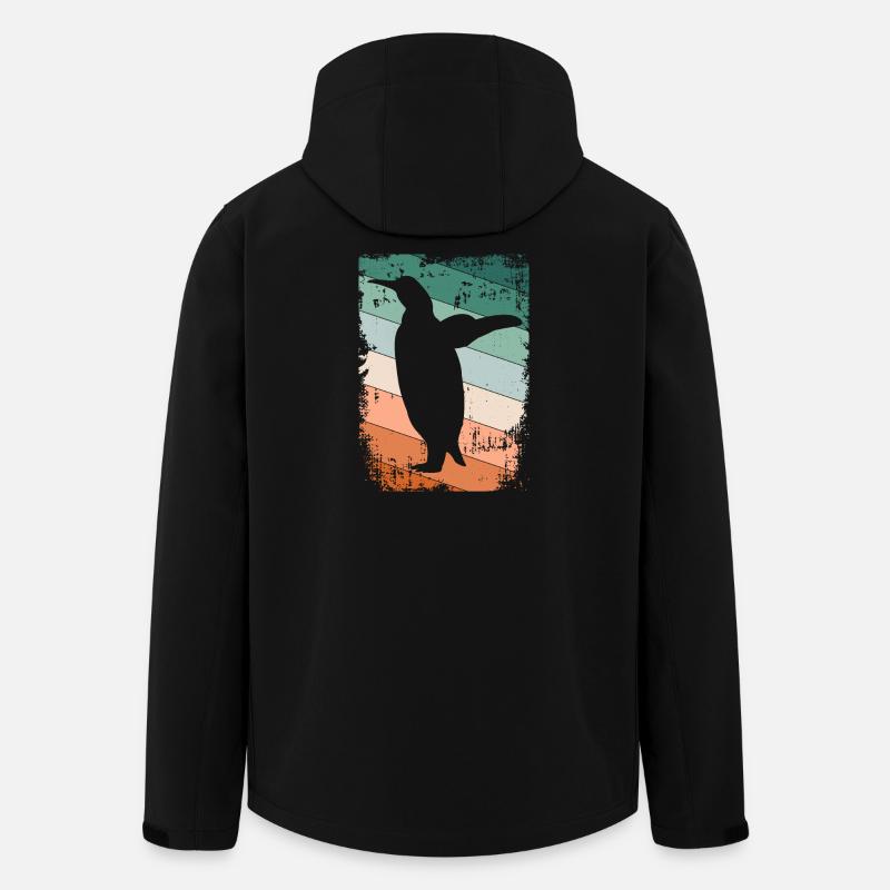 Pingouins - Veste softshell homme en polyester recyclé Stanley/Stella - noir