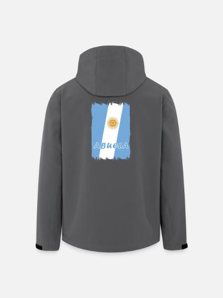 Argentinien Großmutter Design - Recycelte Männer Softshell-Jacke von Stanley/Stella - Schwarz