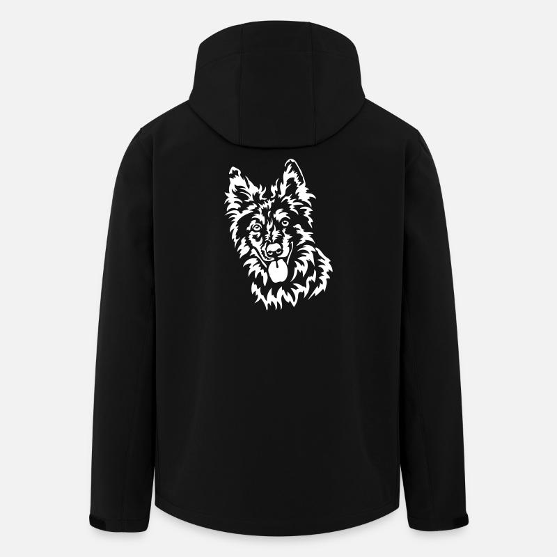 Tête de tigre « Édition Noire » - Veste softshell homme en polyester recyclé Stanley/Stella - noir