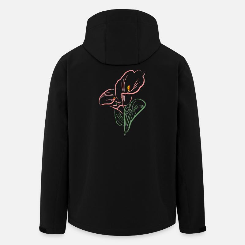 CALLA SoftPink - Men’s Recycled Softshell Jacket by Stanley/Stella - black