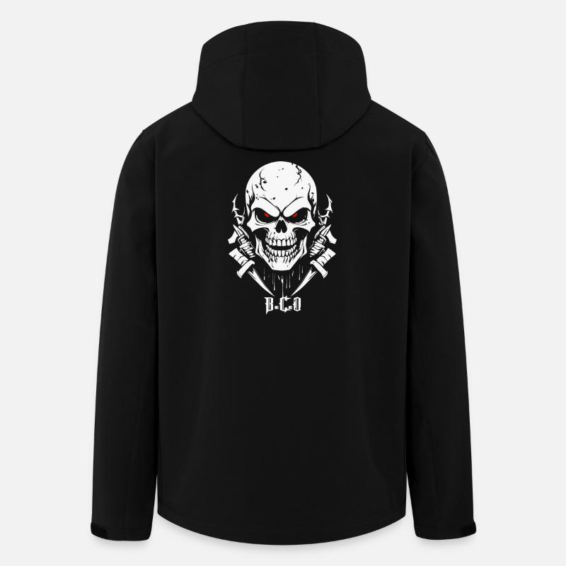 Skull - Men’s Recycled Softshell Jacket by Stanley/Stella - black