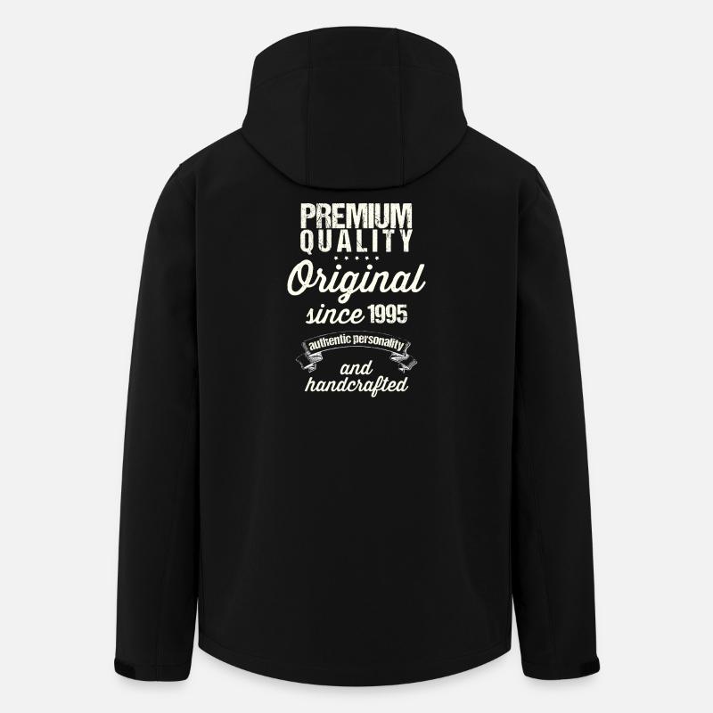 Né en 1995 - Veste softshell homme en polyester recyclé Stanley/Stella - noir