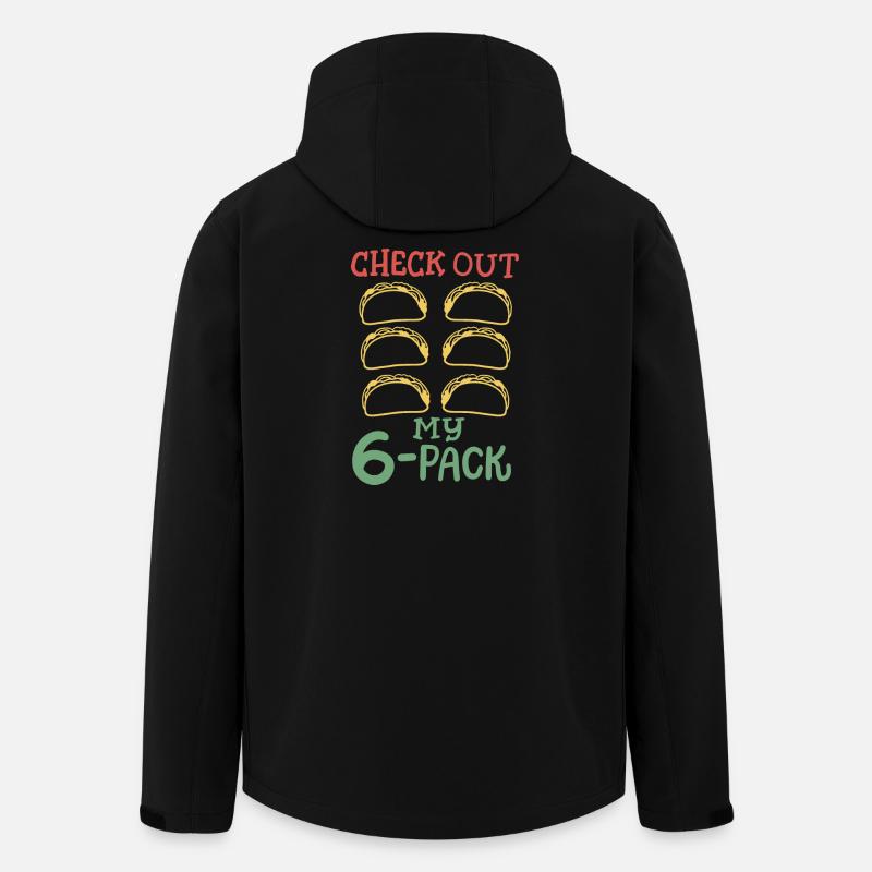 Taco Cinco de Mayo mexikanisch - Recycelte Männer Softshell-Jacke von Stanley/Stella - Schwarz