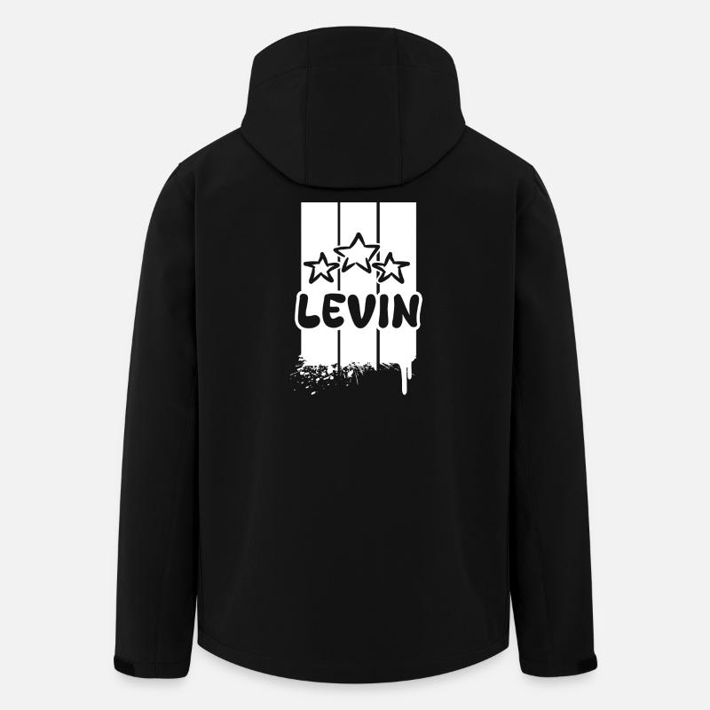 Levin Levin - Veste softshell homme en polyester recyclé Stanley/Stella - noir