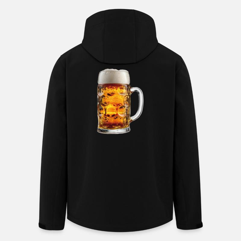 Bier Krug Bierkrug - Recycelte Männer Softshell-Jacke von Stanley/Stella - Schwarz