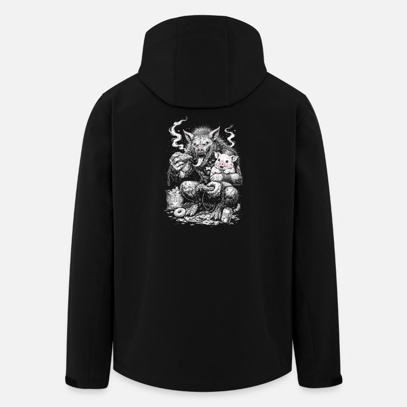 Patate de canapé intérieur - Veste softshell homme en polyester recyclé Stanley/Stella - noir