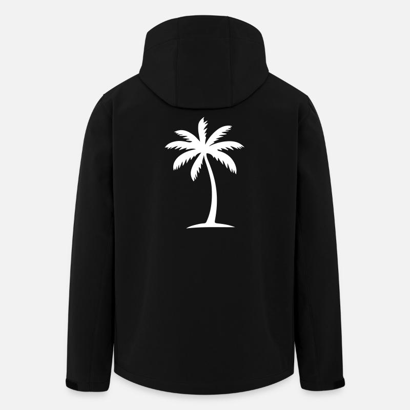 Palme Symbol - Recycelte Männer Softshell-Jacke von Stanley/Stella - Schwarz