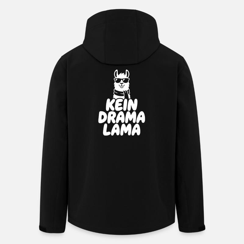 Pas de drame Lama - Veste softshell homme en polyester recyclé Stanley/Stella - noir