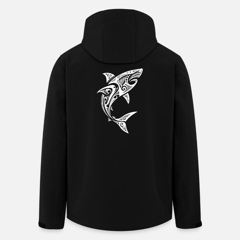 shark - Men’s Recycled Softshell Jacket by Stanley/Stella - black