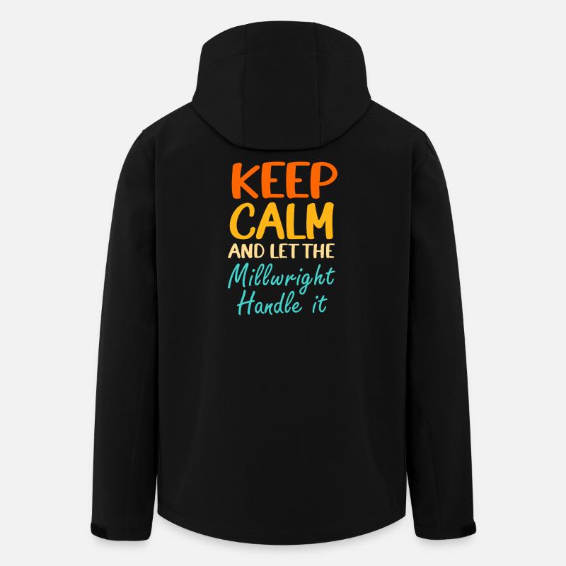 Locksmith Mechanic Mechanical Engineering CNC - Men’s Recycled Softshell Jacket by Stanley/Stella - black