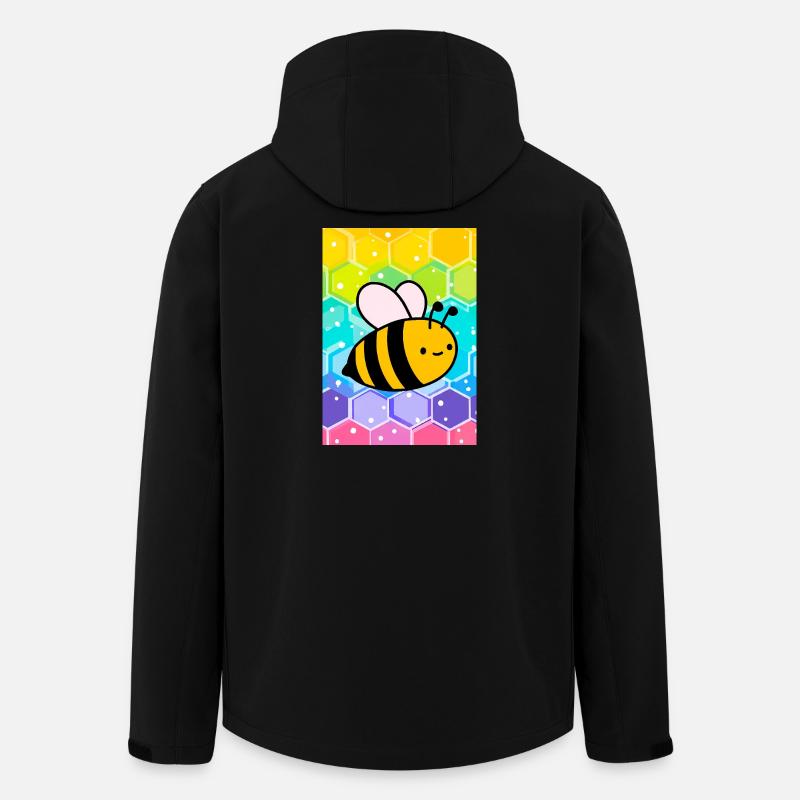bee - Men’s Recycled Softshell Jacket by Stanley/Stella - black