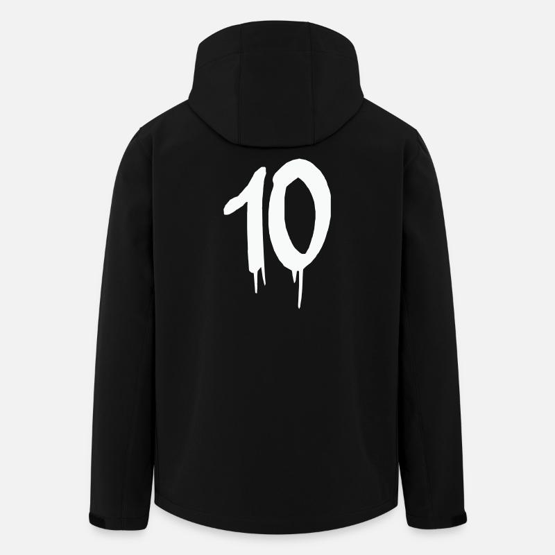10- - Recycelte Männer Softshell-Jacke von Stanley/Stella - Schwarz