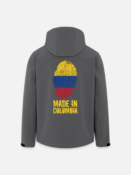 Made in Colombia / Gemacht in Kolumbien Colombia - Recycelte Männer Softshell-Jacke von Stanley/Stella - Schwarz