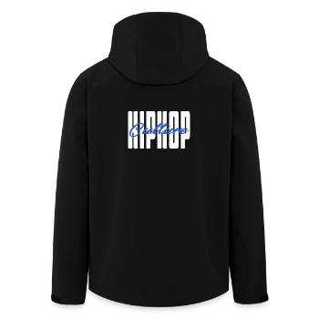 Hip Hop Culture - Men’s Recycled Softshell Jacket by Stanley/Stella - black - Back - AI Model Male 185 light (185cm)
