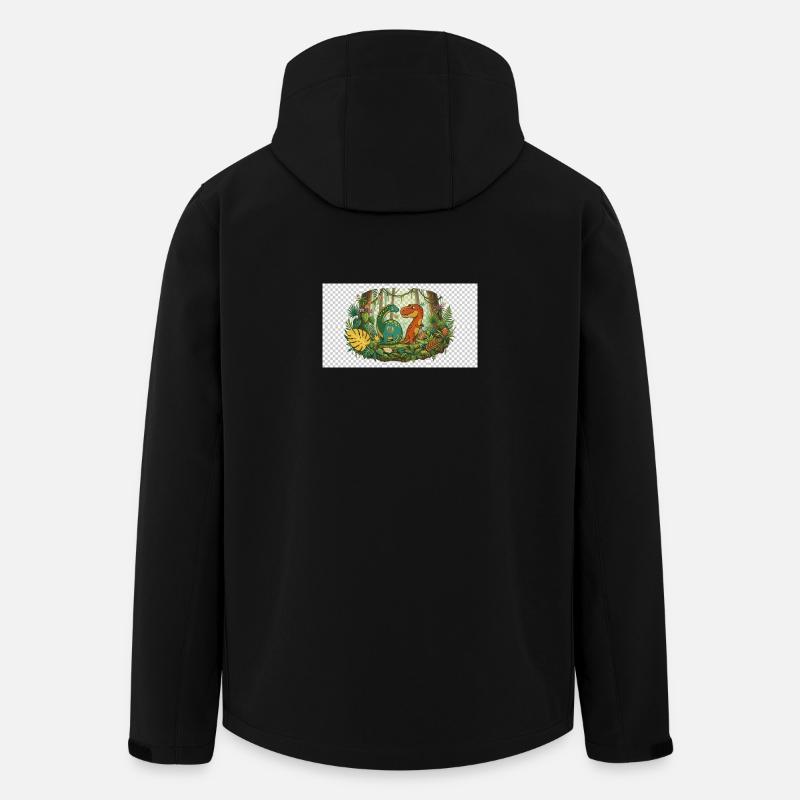 Six Seven - Recycelte Männer Softshell-Jacke von Stanley/Stella - Schwarz