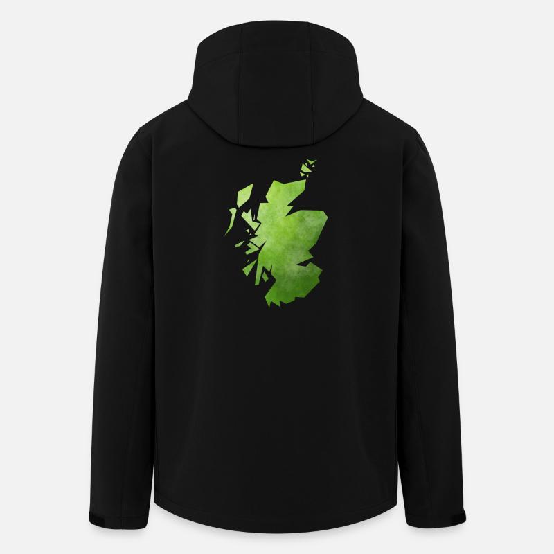 scotland - Recycelte Männer Softshell-Jacke von Stanley/Stella - Schwarz