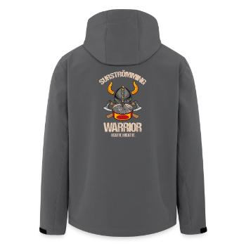 Surströmming Warrior Challenge Sweden Puant - Veste softshell homme en polyester recyclé Stanley/Stella - noir - Dos - AI Model Male 185 light (185cm)