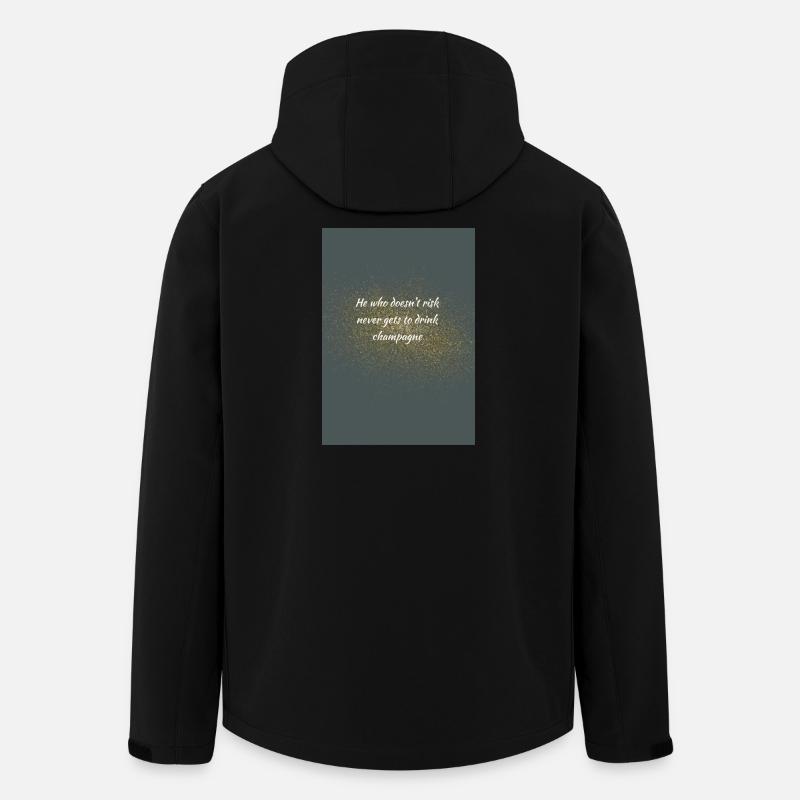 Jusi - Recycelte Männer Softshell-Jacke von Stanley/Stella - Schwarz